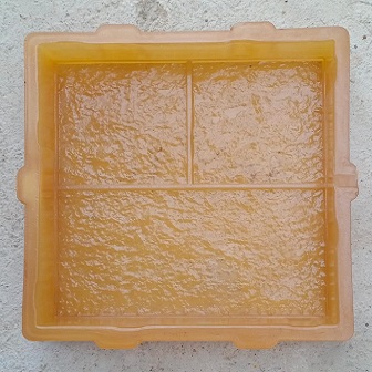 interlocking pvc paver rubber mould paving block farma sacha  size 8x8 SQUARE